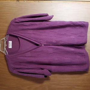 Alfred Dunner Short Sleeve Sweater